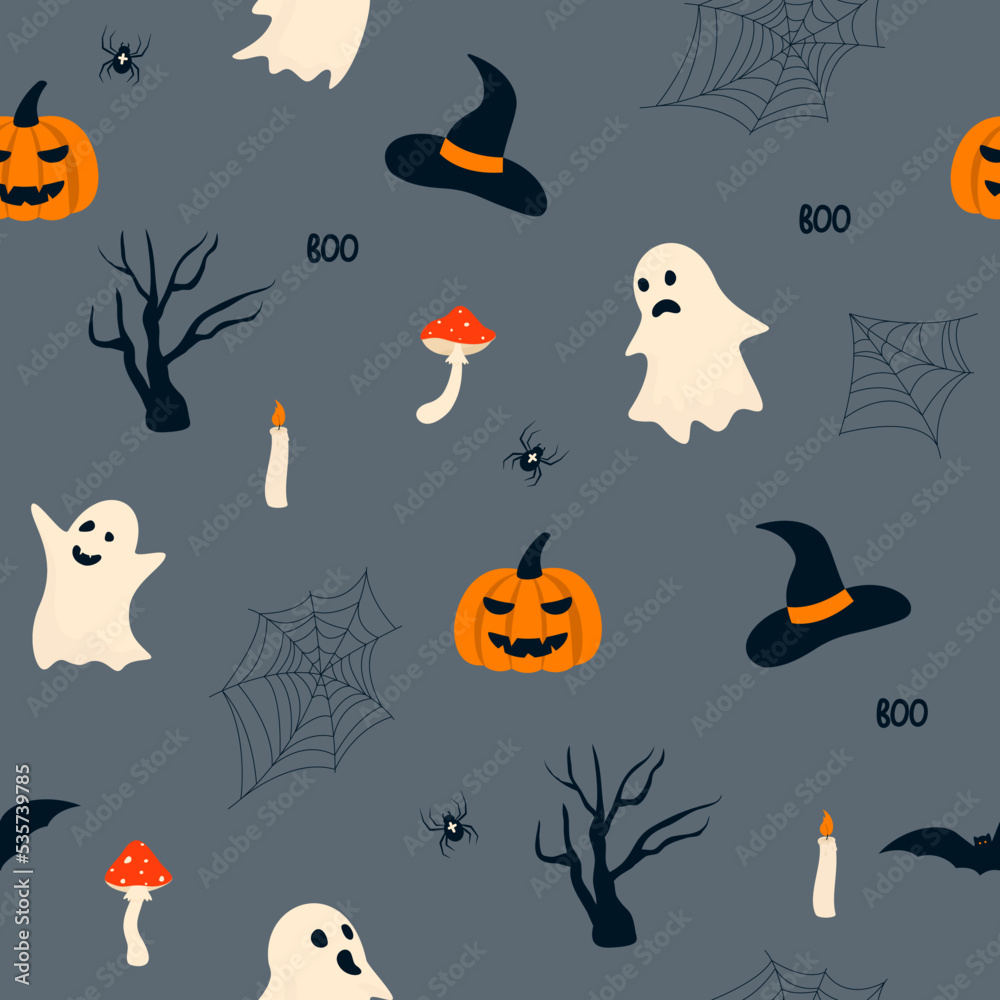 halloween seamless pattern halloween seamless pattern