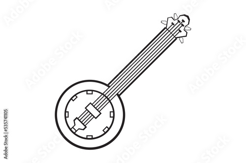 musical instruments lineart