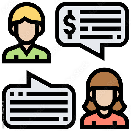 Negotiate icon