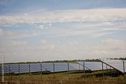 solar power plant near the city of Odesa in Ukraine