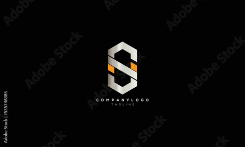 SN NS NNU Abstract initial monogram letter alphabet logo design photo