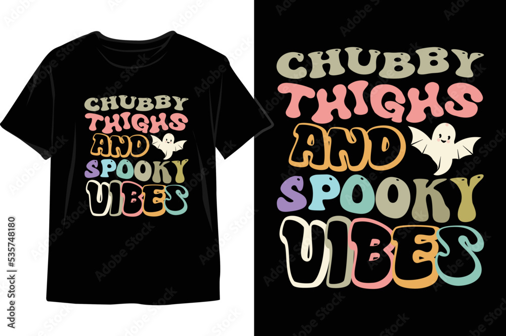 Halloween wavy t shirt design. Halloween t shirt. wavy typography design Halloween wavy t shirt design. Halloween t shirt. wavy typography design