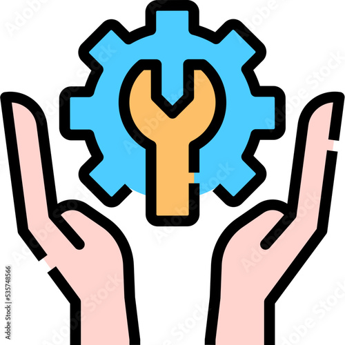 Support icon symbol element