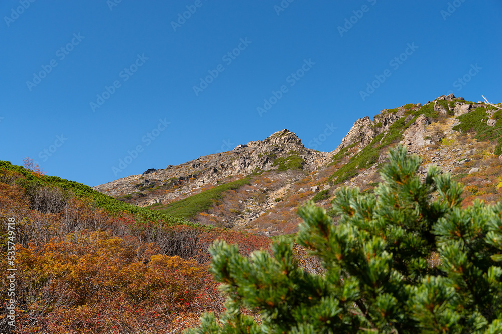 木曽御嶽山の紅葉