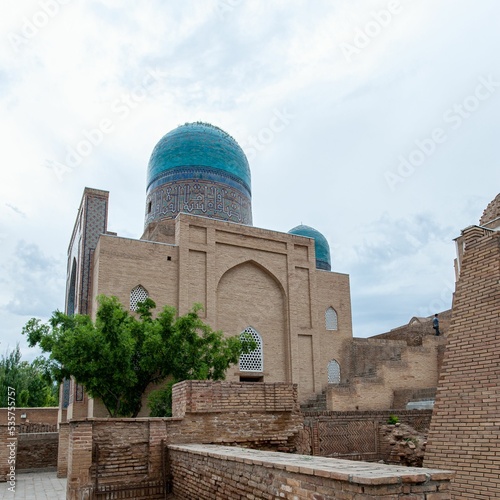 Shahi Zinda Memorial Complex in Samarkand, Uzbekistan photo