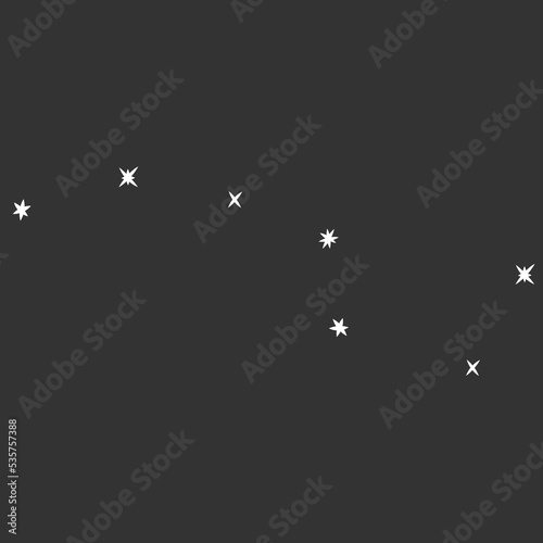 Constellation Ursa Major on a dark background. Element for design
