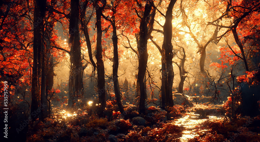 fall forest backgrounds
