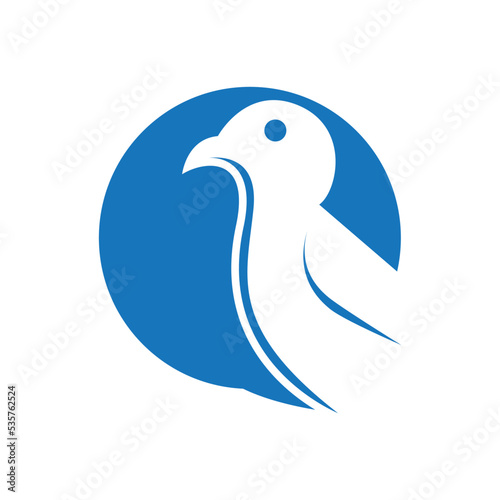 Bird logo template vector icon