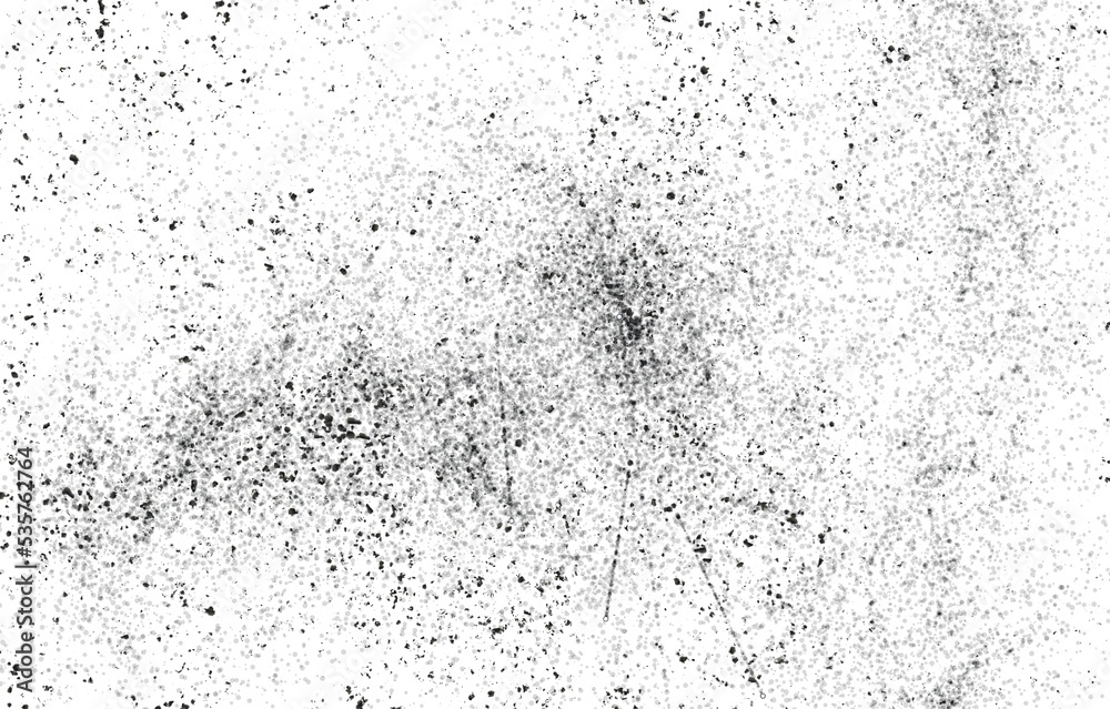 Grunge black and white texture.Overlay illustration over any design to create grungy vintage effect and depth. For posters, banners, retro and urban designs.