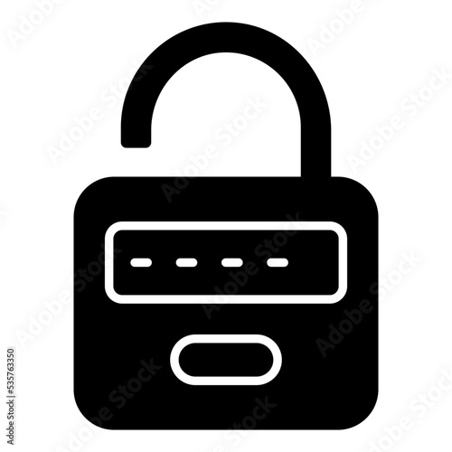 A premium download icon of unlock