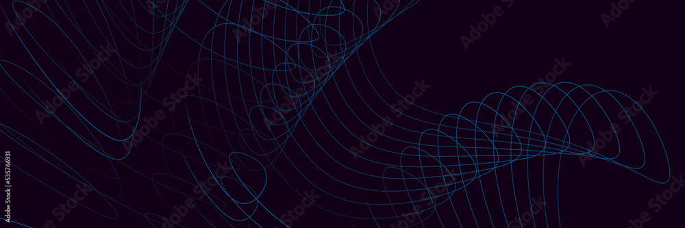 Abstract black background with blue lines Abstract black background with blue lines