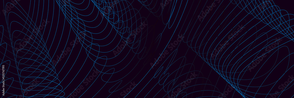 Abstract black background with blue lines Abstract black background with blue lines