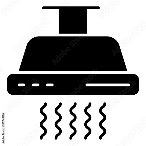 An icon design of extractor hood 