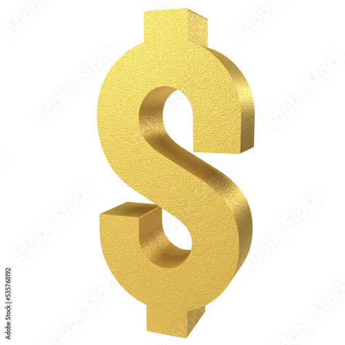 The gold dollar symbol png image