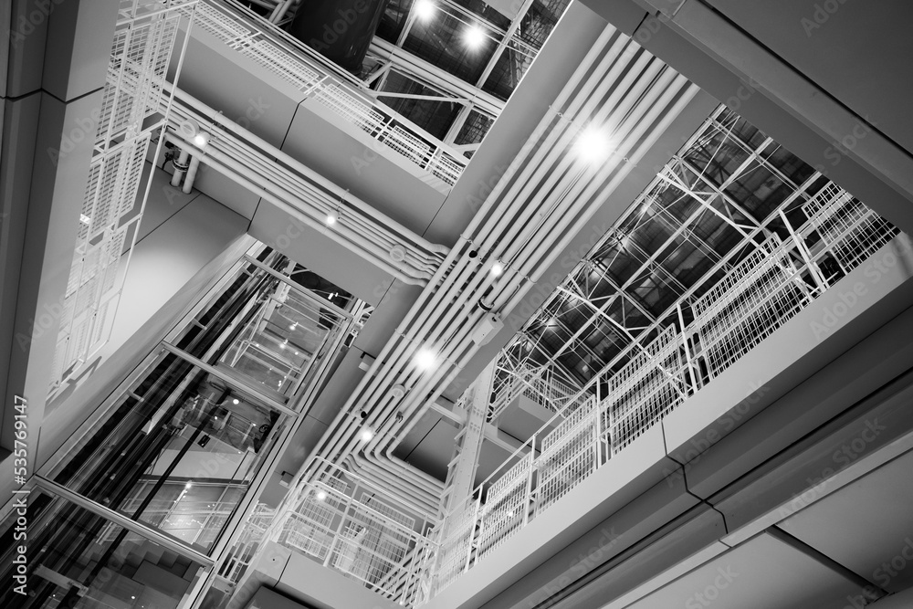 Obraz premium Interior of contemporary public building