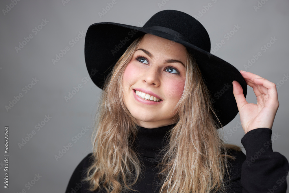 female with pretty smile female with pretty smile