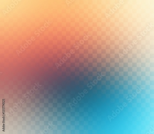 Orange blue gradient checkered subtle geometric background pop art style. Abstract pattern. 