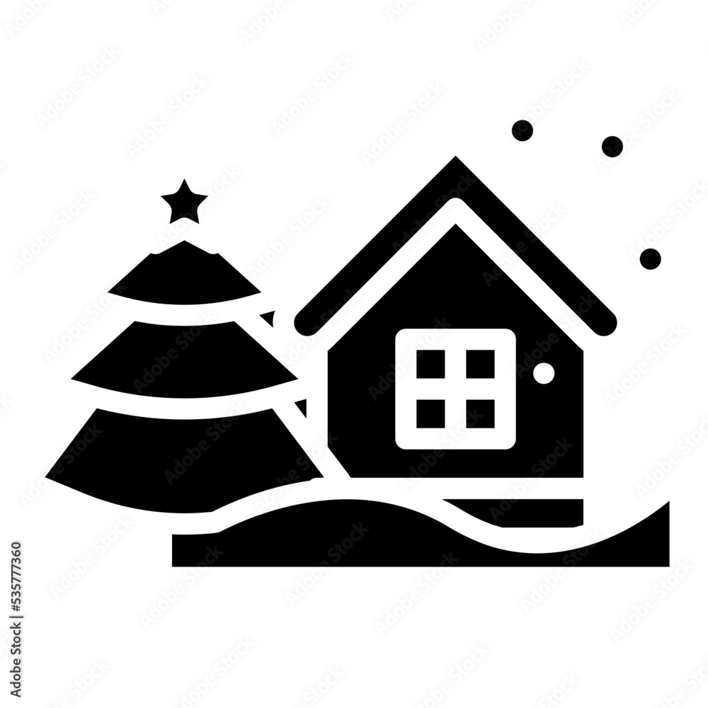 Naklejka premium christmas icon