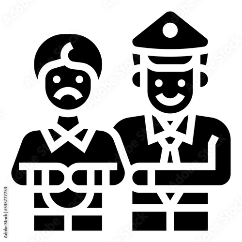Arrested icon