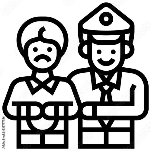 Arrested icon