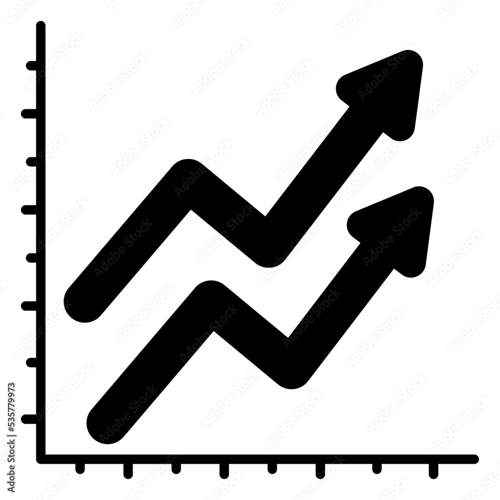 Premium download icon of growth chart Premium download icon of growth chart