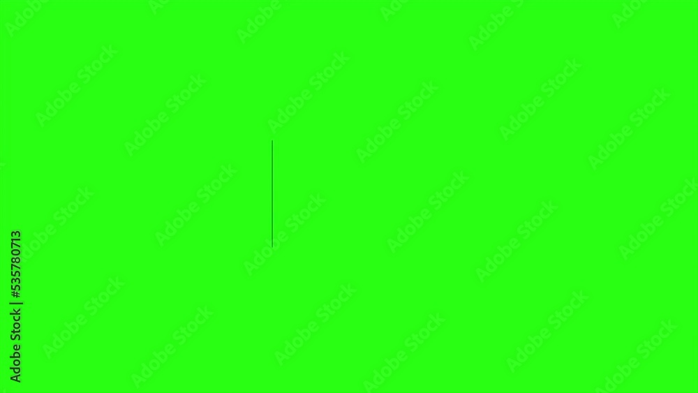 Sale text animation with comic style on green screen background