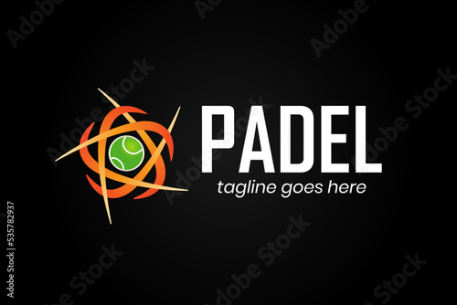 Modern Tennis or Padel Logo Design for Your Business, Competition or Club. Tennis Logo. Padel Logo