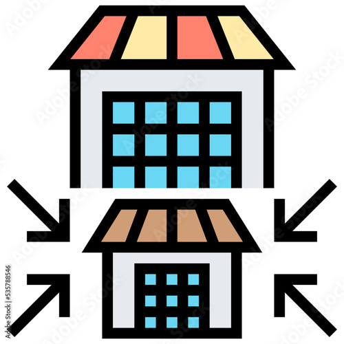 Downsizing icon