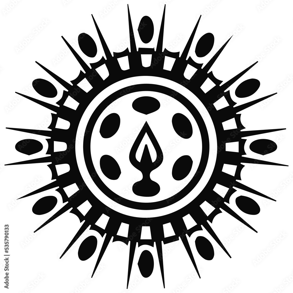 Circle abstract tattoo design PNG image. Circle abstract tattoo design PNG image.