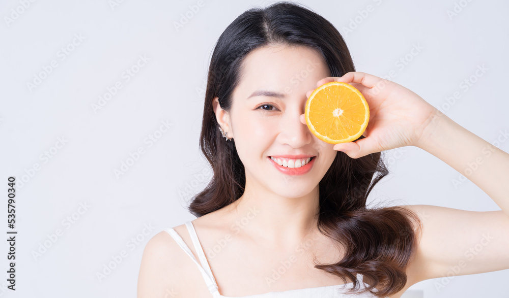 Beauty image of young Asian woman with perfect skin Beauty image of young Asian woman with perfect skin