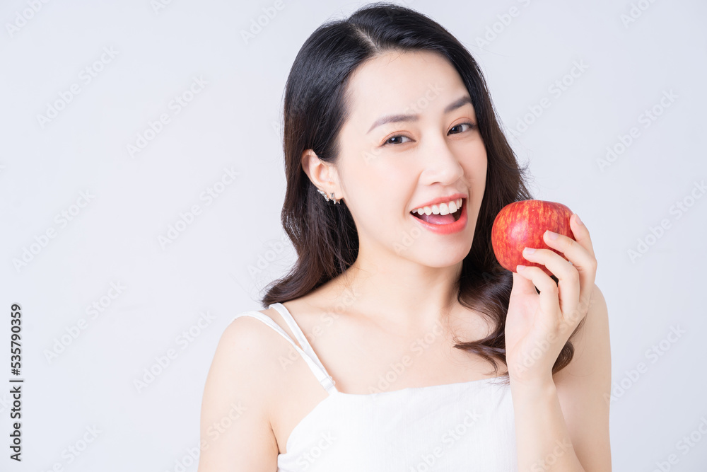 Beauty image of young Asian woman with perfect skin Beauty image of young Asian woman with perfect skin