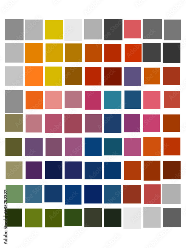 Color sampler, color squares, background, palette, wallpaper, graphics , illustration
