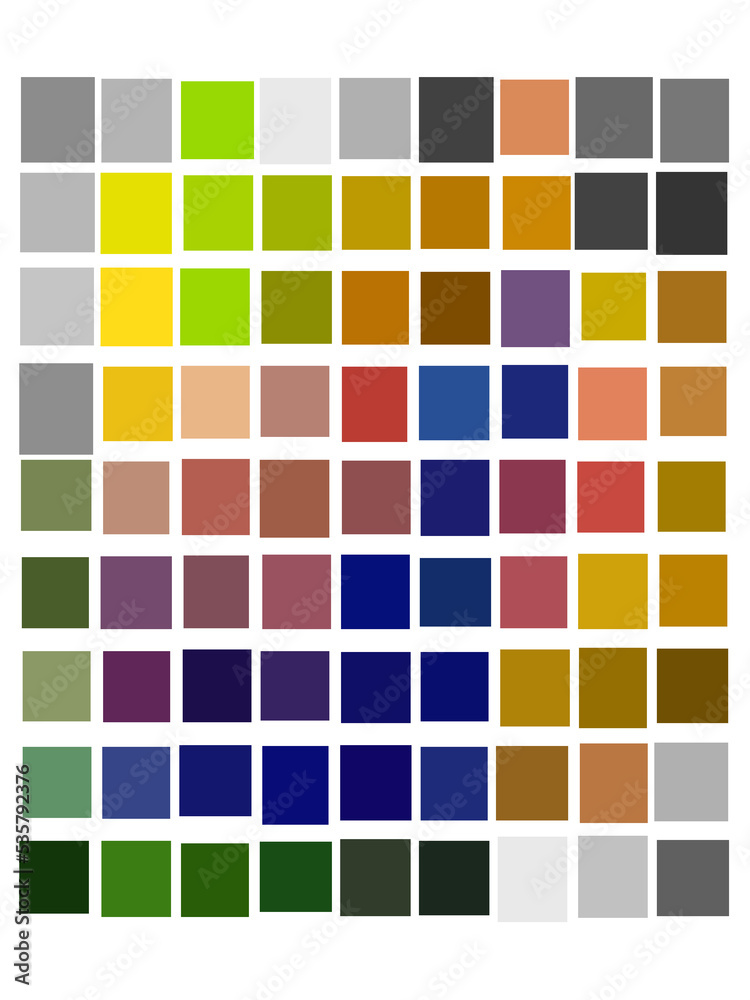 Color sampler, color squares, background, palette, wallpaper, graphics , illustration
