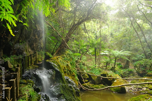 Uramiga Taki Water Fall in Hachijo-jima, Tokyo, Japan - 日本 東京 八丈島 裏見ヶ滝 photo