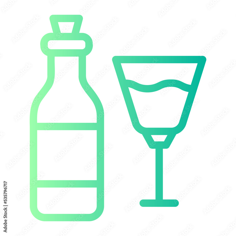 wine gradient icon
