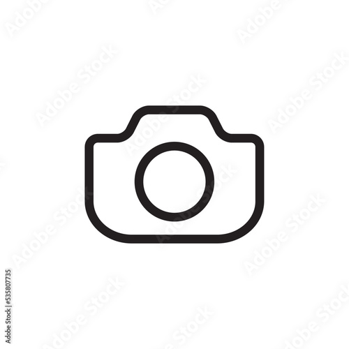 Camera Photography Icon Vector Template Illustration Design