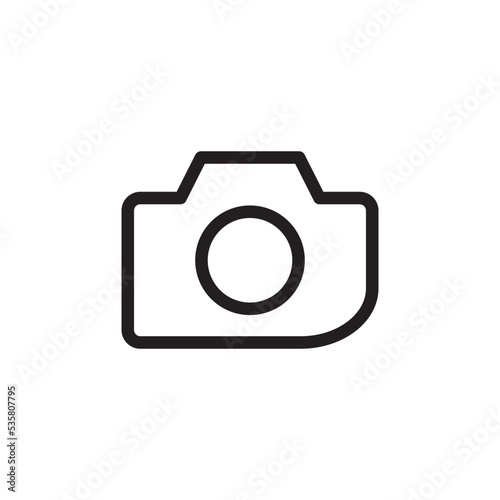 Camera Photography Icon Vector Template Illustration Design