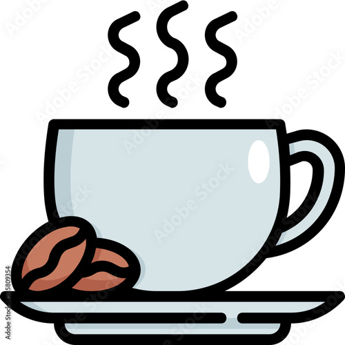 hot coffee icon