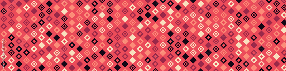 Abstract Color Halftone Dots generative art background illustration