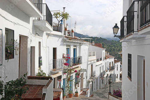 Frigiliana village in the Mountains of Andalucia in Spain 
