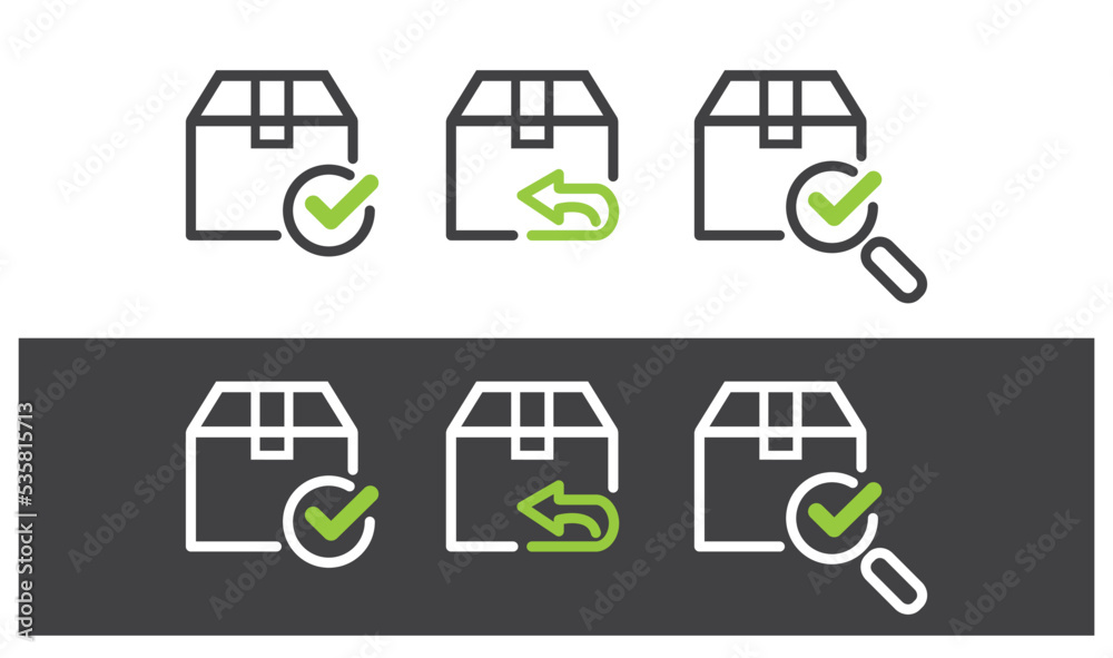 Delivery package, parcel box, icon, vector. Delivery package, parcel box, icon, vector.