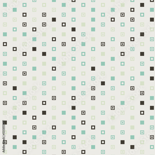 Abstract Color Halftone Dots generative art background illustration