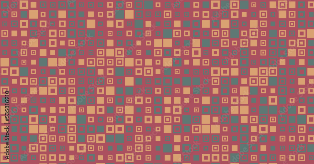 Fototapeta premium Abstract Color Halftone Dots generative art background illustration