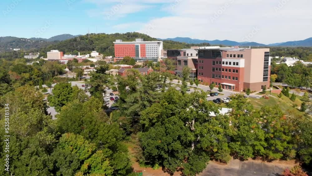 4K Drone Video of Mission Hospital in Asheville, NC on Sunny Summer Day - 22 4K Drone Video of Mission Hospital in Asheville, NC on Sunny Summer Day - 22