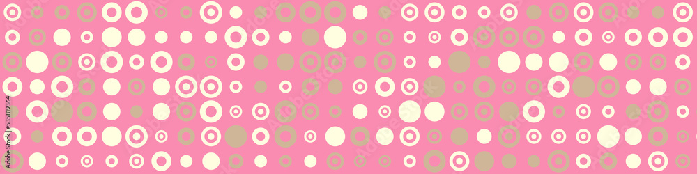 Abstract Color Halftone Dots generative art background illustration