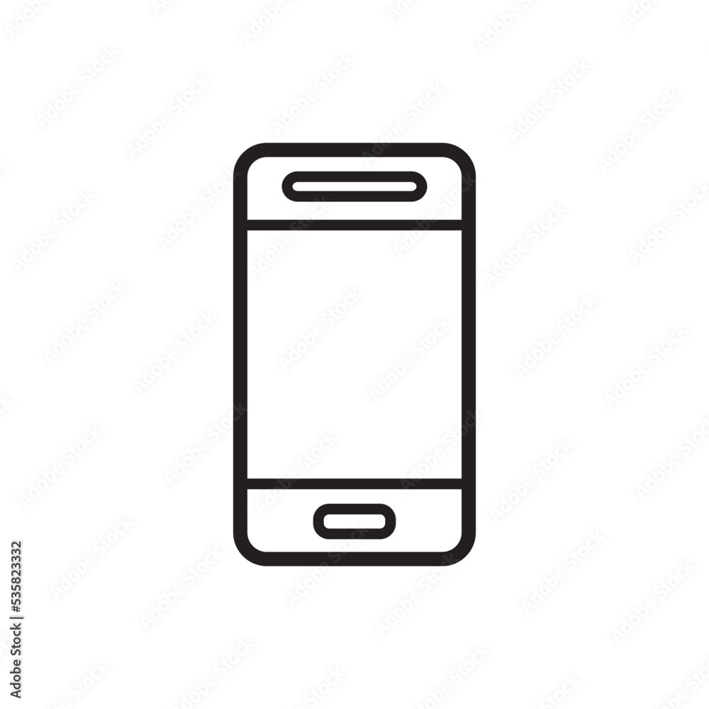 Smartphone Icon Vector Illustration Style Smartphone Icon Vector Illustration Style