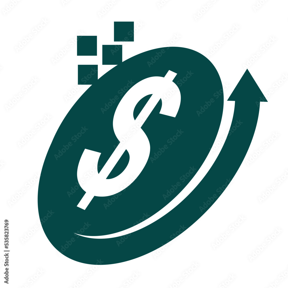 cash loan credit finance logo Icon Illustration Brand Identity cash loan credit finance logo Icon Illustration Brand Identity
