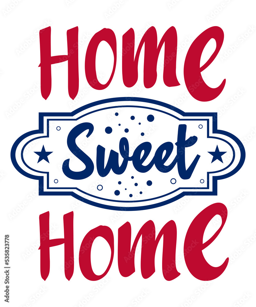 Home Sweet Home Motivational and Positive Quote lettering Typography for t-shirt design, gift card and poster.