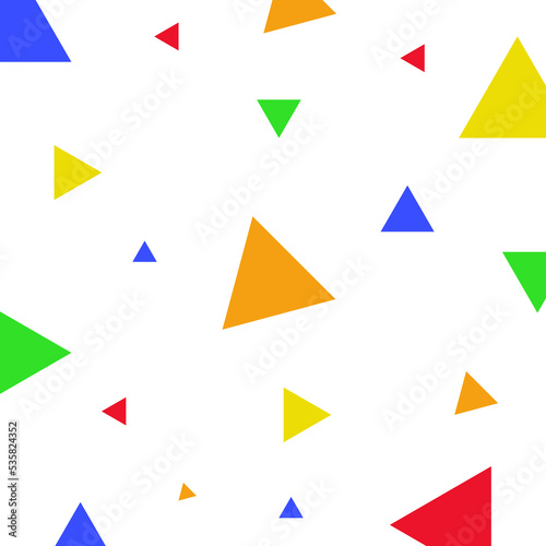 five color triangle for juneteenth
