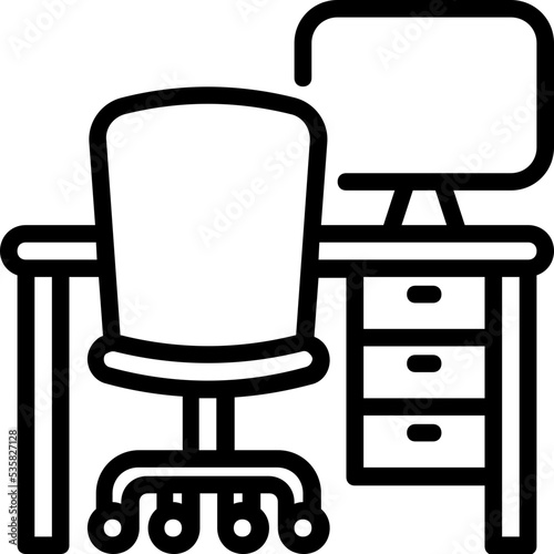 work desk icon